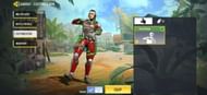 Press on the equip button